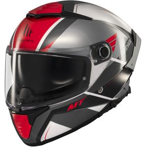 Integrální helma na motorku MT Thunder 4 SV Freeway černo-šedo-červená