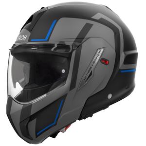 Překlápěcí helma na motorku Airoh Mathisse 2 Genius matná modrá