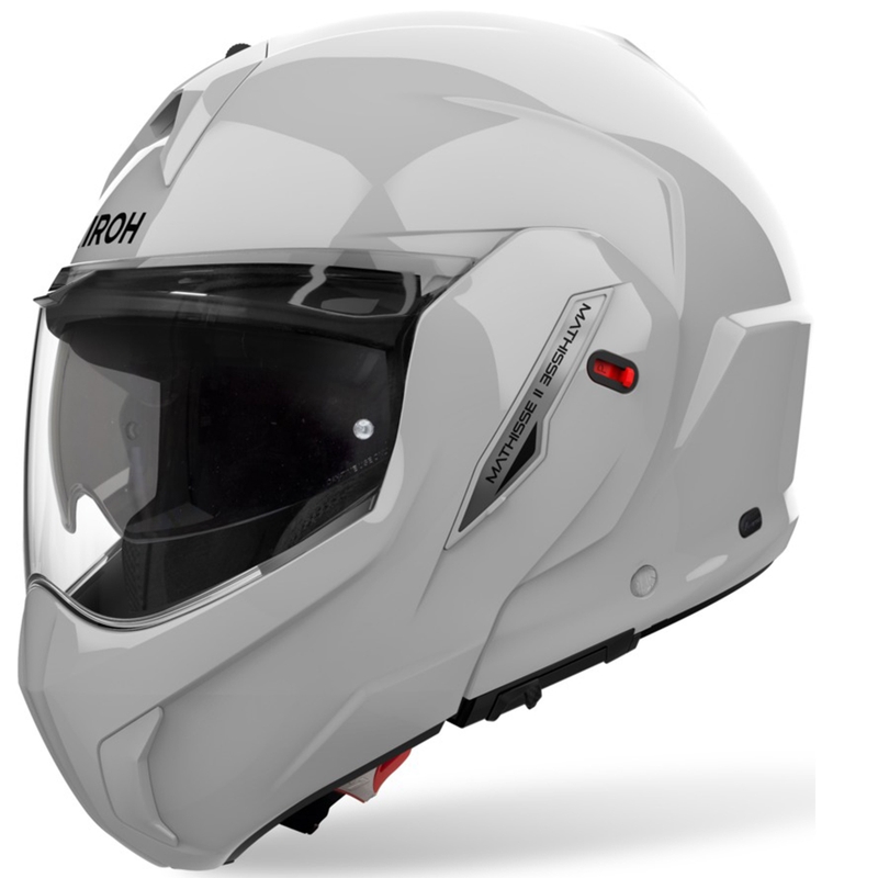 Překlápěcí helma na motorku Airoh Mathisse 2 Color matná cementově šedá