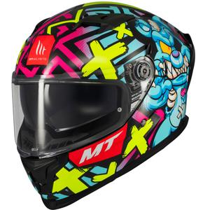 Integrální helma na motorku MT Braker SV Crazy Teddy multicolor