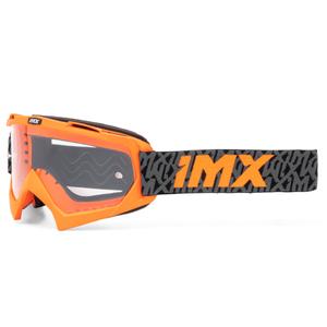 Motokrosové brýle iMX Mud oranžovo-šedo-oranžové s čirým plexi