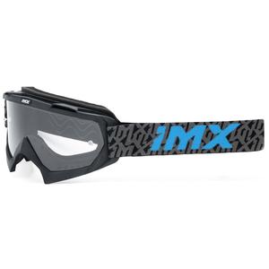 Motokrosové brýle iMX Mud černo-šedo-modré s čirým plexi