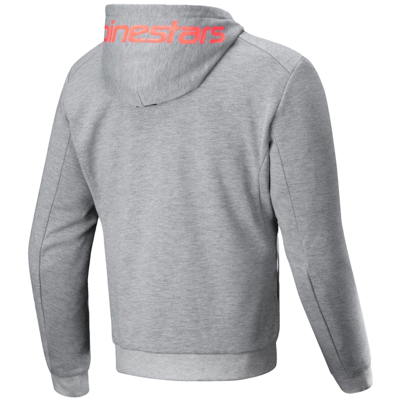 Mikina na motorku Alpinestars Chrome V2 Sport šedo-oranžová