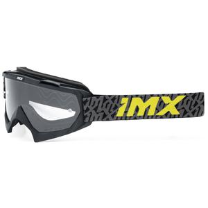Motokrosové brýle iMX Mud černo-šedo-fluo žluté s čirým plexi