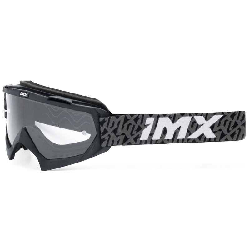 Motokrosové brýle iMX Mud černo-šedo-bílé s čirým plexi