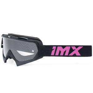 Motokrosové brýle iMX Mud černo-růžové s čirým plexi