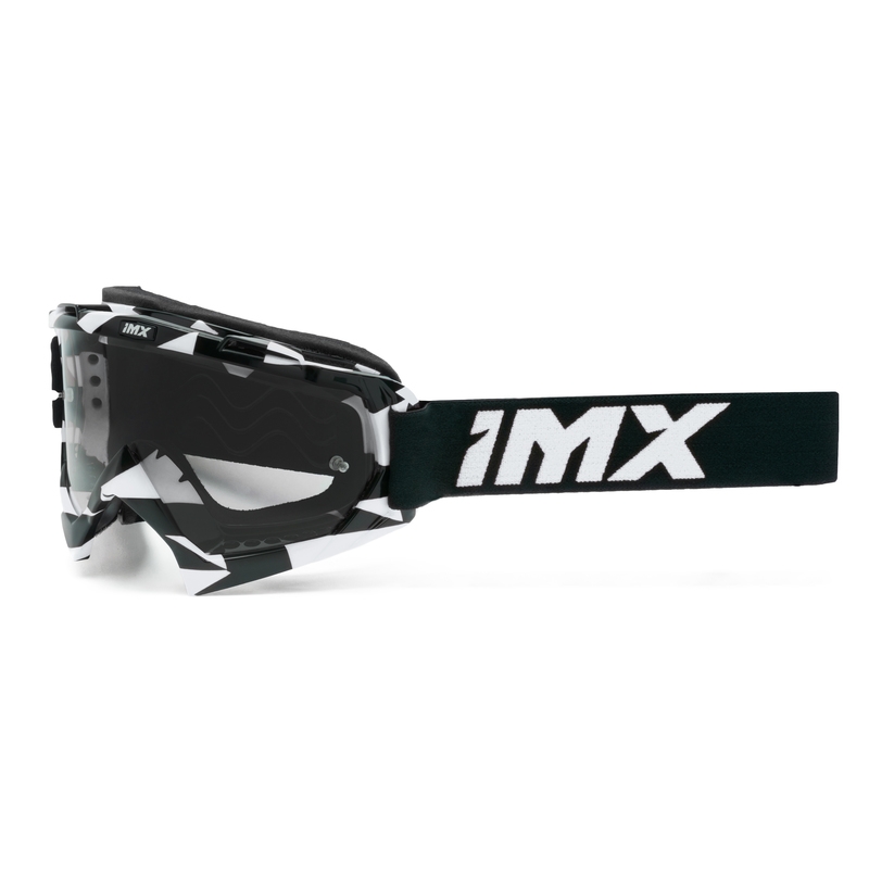 Motokrosové brýle iMX Mud bílo-černé s čirým plexi