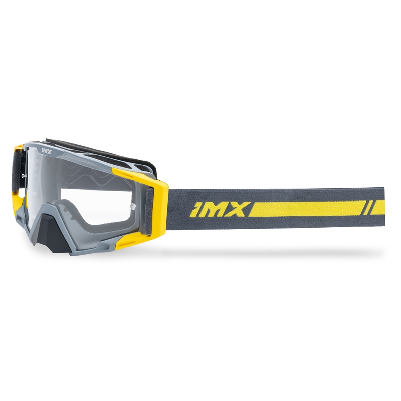 Motokrosové brýle iMX Sand šedo-fluo žluté s iridiovým plexi