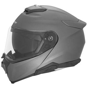 Vyklápěcí helma na motorku NOX N967 titanová