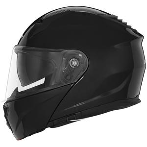Vyklápěcí helma na motorku NOX N968 lesklá černá