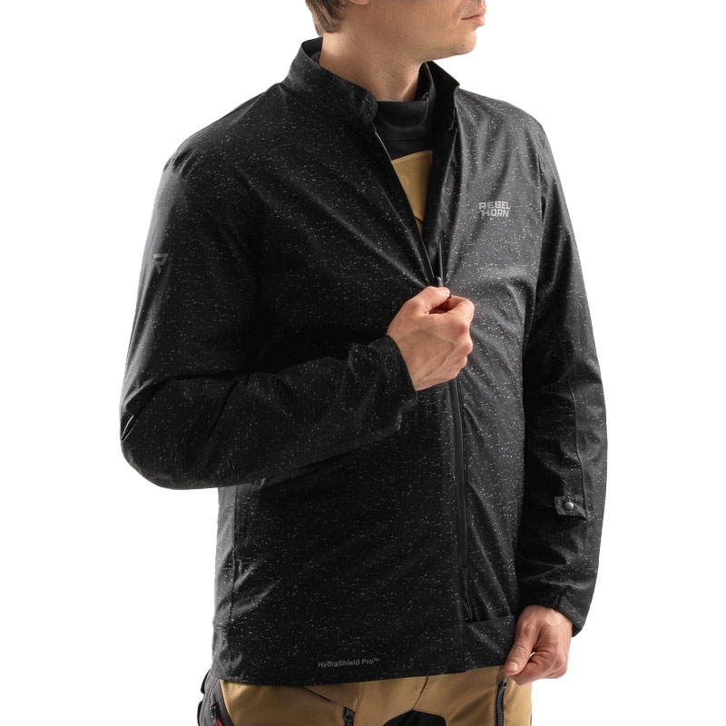 Bunda na motorku Rebelhorn Hardy 3.0 béžovo-šedo-červená