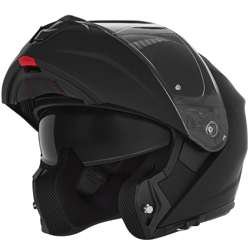 Vyklápěcí helma na motorku NOX N968 matná černá