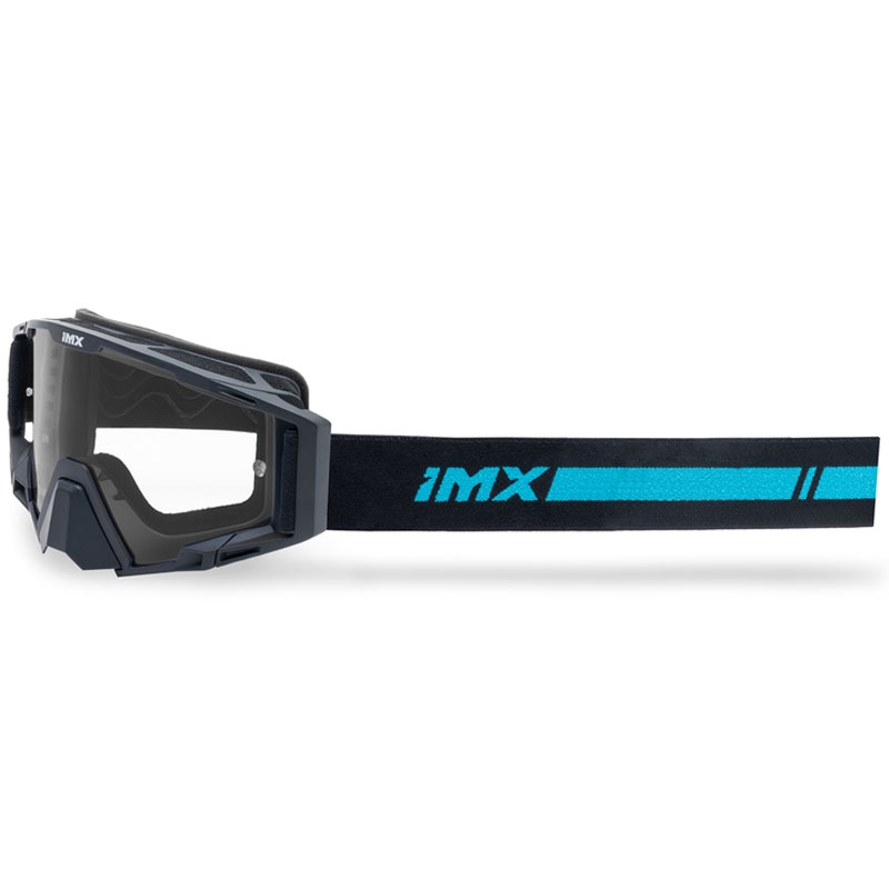 Motokrosové brýle iMX Sand černo-modré s modrým iridiovým plexi