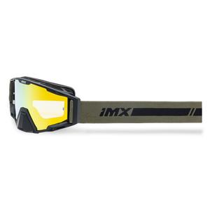 Motokrosové brýle iMX Sand černo-bronzové s oranžovým iridiovým plexi