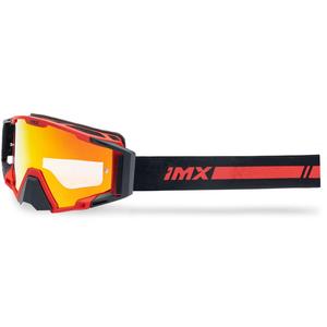 Motokrosové brýle iMX Sand černo-červené s červeným iridiovým plexi