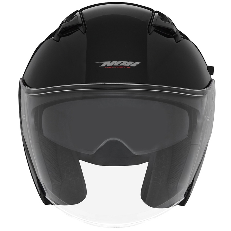 Otevřená helma na motorku NOX N130 černá