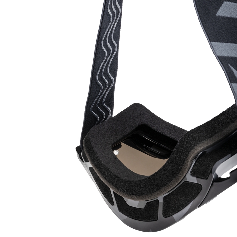 Motokrosové brýle iMX Sand šedo-černé s iridiovým plexi