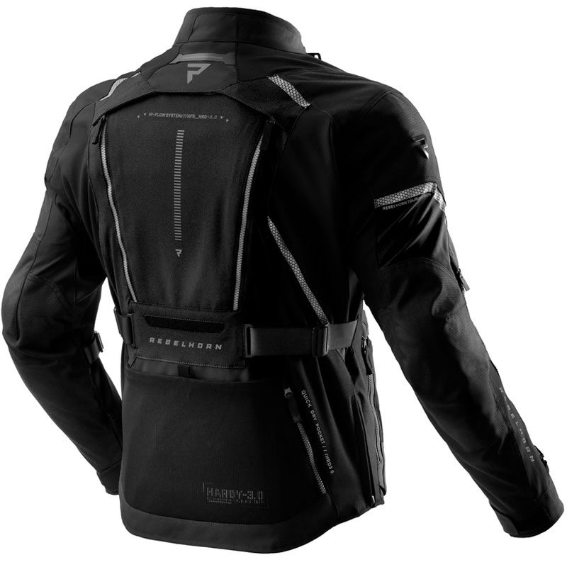 Bunda na motorku Rebelhorn Hardy 3.0 černá