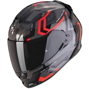 Integrální přilba na motorku SCORPION EXO-491 SPIN černo-červená výprodej