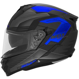 Integrální helma na motorku NOX N304S CARVER matná černo-modrá