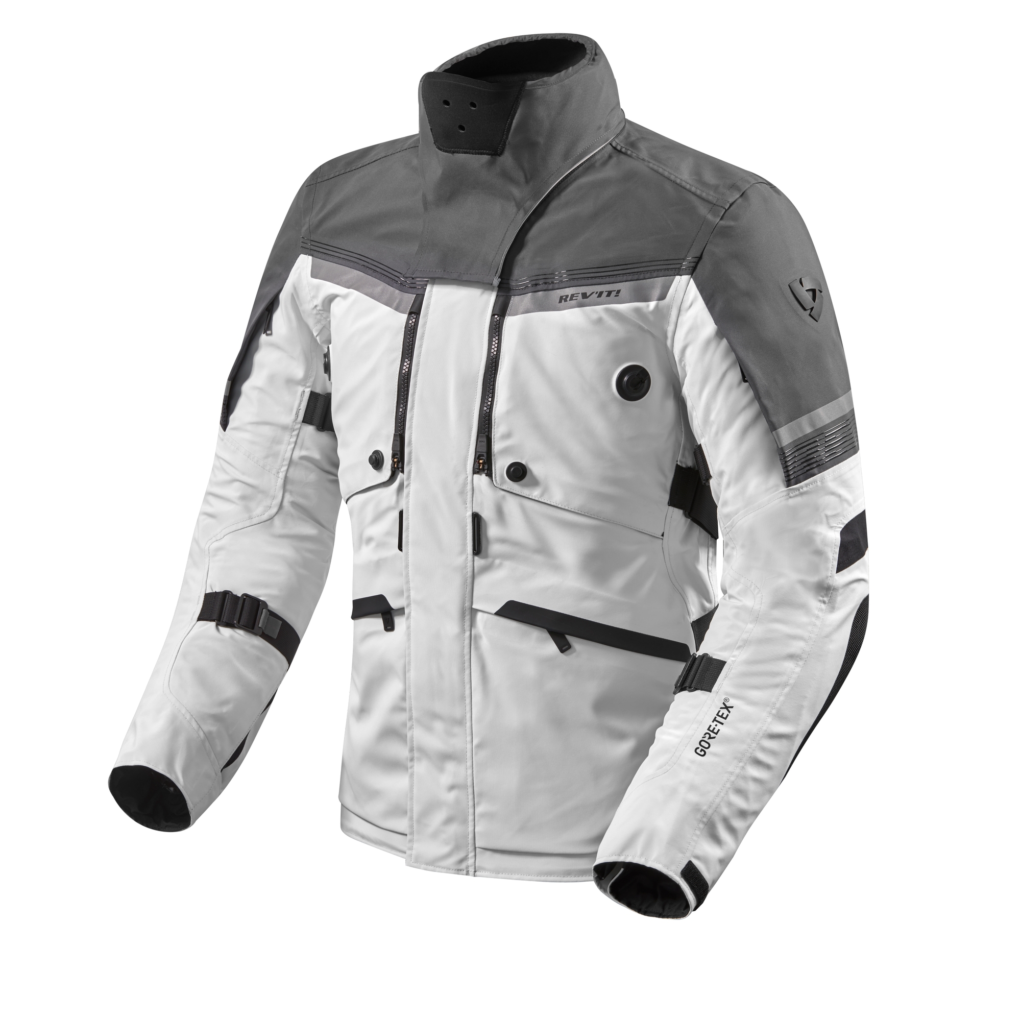 Bunda Revit Poseidon 2 GTX stříbrná výprodej Velikost: 2XL