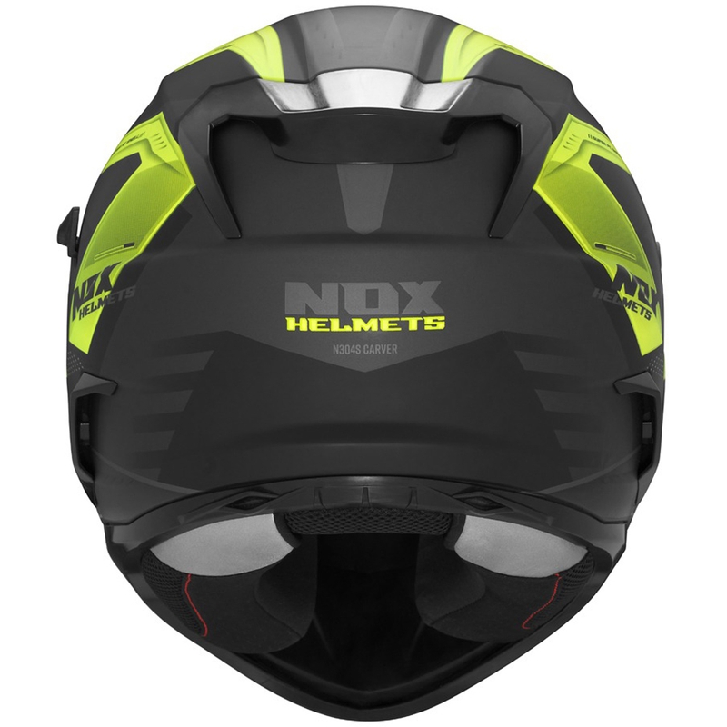 Integrální helma na motorku NOX N304S CARVER matná černo-žlutá