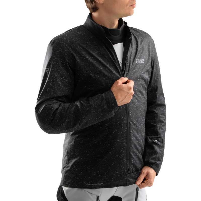 Bunda na motorku Rebelhorn Hardy 3.0 modro-šedo-červená