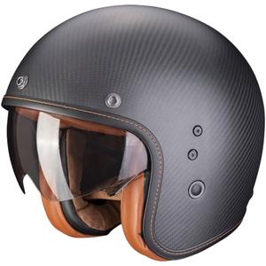 Otevřená přilba Scorpion Belfast Evo Carbon černá matná