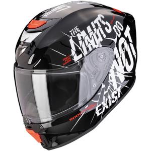 Dětská přilba na motorku Scorpion EXO-JNR AIR BOUM černo-bílá