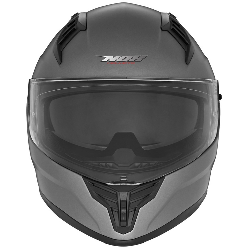 Integrální helma na motorku NOX N401 matná titanová