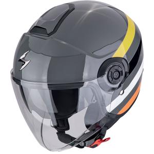 Otevřená přilba Scorpion EXO-CITY II BEE šedo-žluto-černá