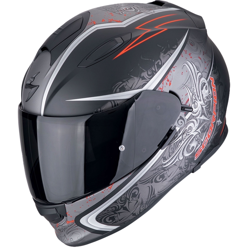 Integrální helma na motorku Scorpion EXO-491 RUN matná černo-červená