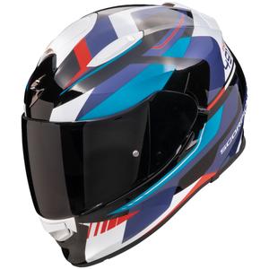 Integrální helma na motorku Scorpion EXO-491 Abilis černo-modro-červená