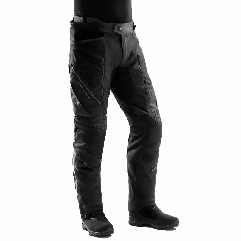 Zkrácené kalhoty na motorku Rebelhorn Hardy 3.0 černé