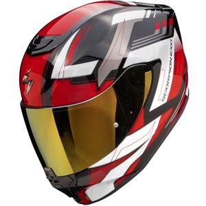 Integrální helma na motorku Scorpion EXO-391 Captor černo-červená