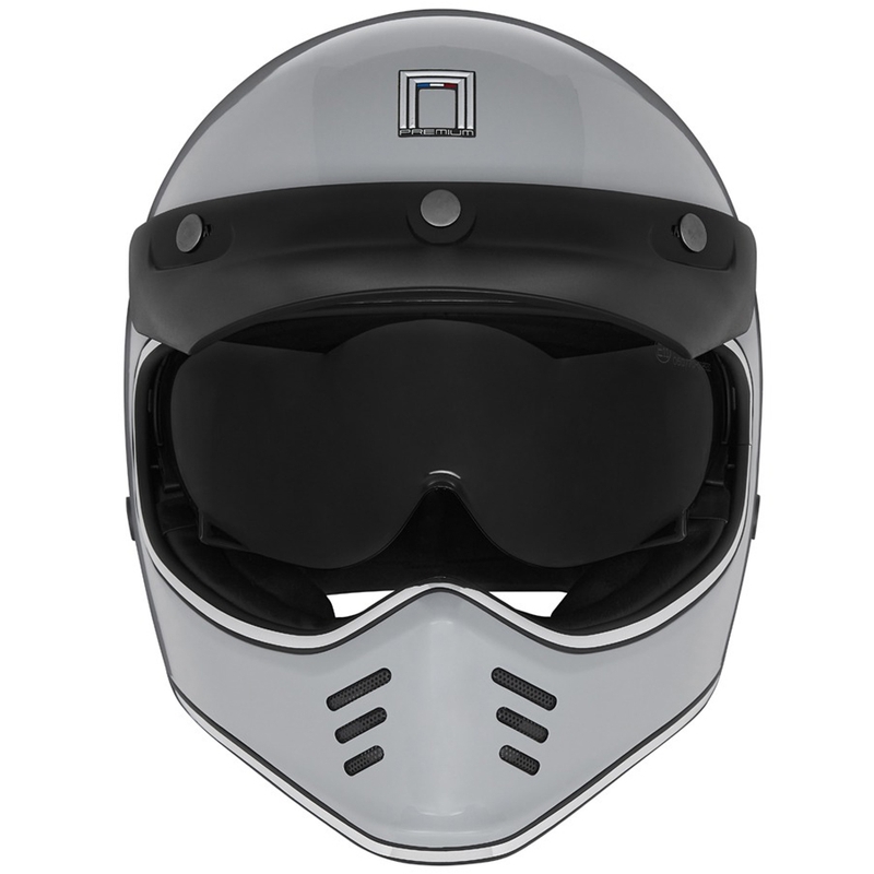 Integrální helma na motorku NOX PREMIUM SEVENTY II šedá