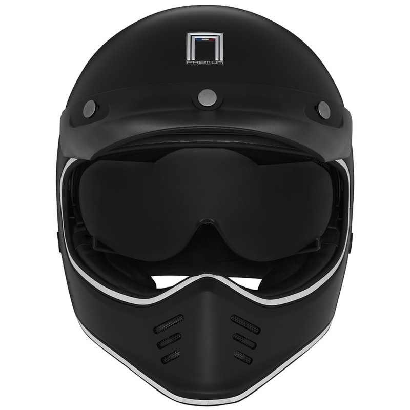 Integrální helma na motorku NOX PREMIUM SEVENTY II matná černá