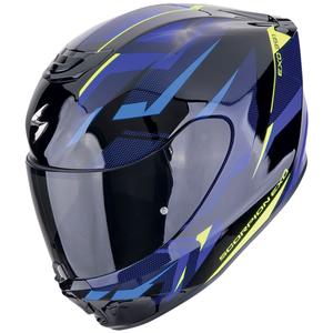 Integrální helma na motorku Scorpion EXO-391 AAXO černo-modrá