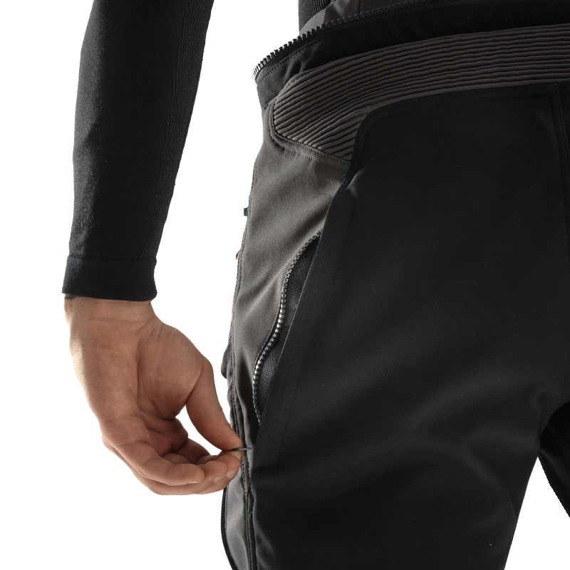 Kalhoty na motorku Rebelhorn Hardy 3.0 béžovo-šedo-červené