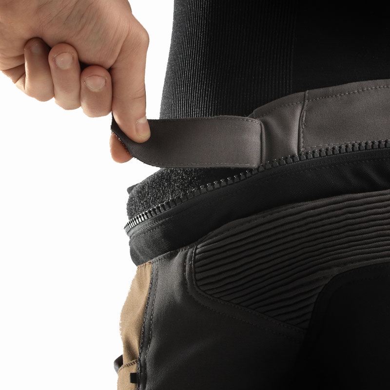 Kalhoty na motorku Rebelhorn Hardy 3.0 béžovo-šedo-červené