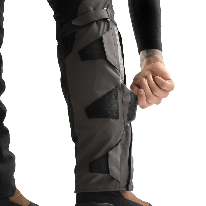 Kalhoty na motorku Rebelhorn Hardy 3.0 béžovo-šedo-červené