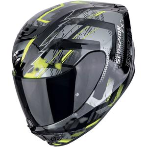 Integrální helma na motorku Scorpion EXO-391 CLUTTER černo-fluo žlutá