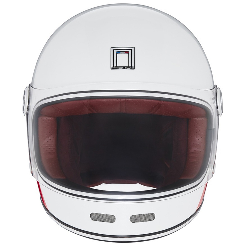 Integrální helma na motorku NOX PREMIUM REVENGE bílo-modro-červená