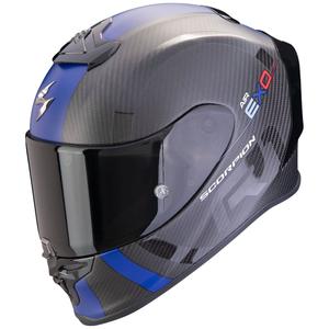 Integrální přilba Scorpion EXO-R1 EVO CARBON AIR MG matná černo-modrá