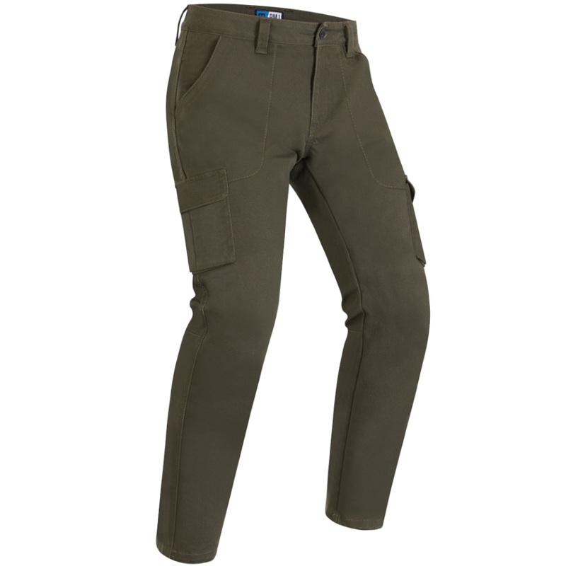 Džíny na motorku PMJ Aviator Cargo khaki