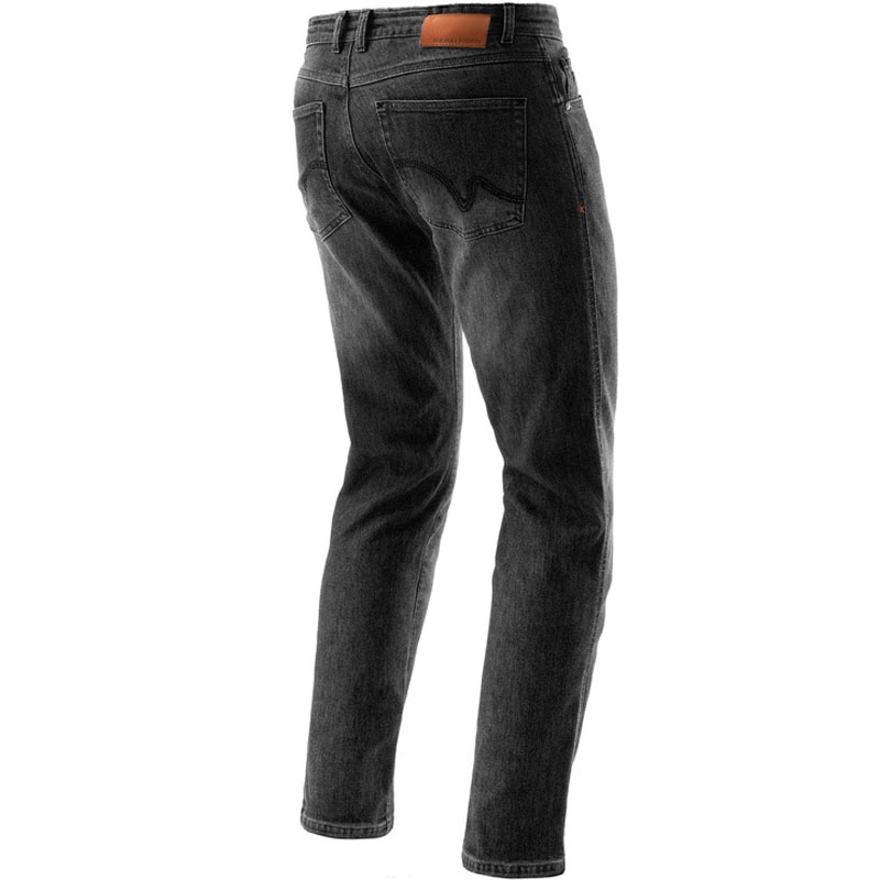 Džíny na motorku Rebelhorn Bronco seprané černé