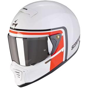 Přilba na motorku Scorpion EXO-HX1 NOSTALGIA bílo-červeno-černá