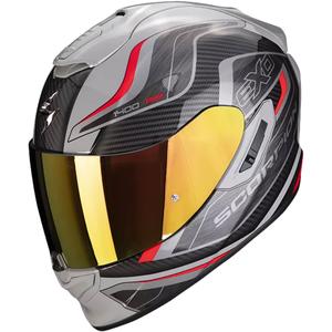Integrální přilba na motorku Scorpion EXO-1400 EVO Air Attune šedo-černo-červená