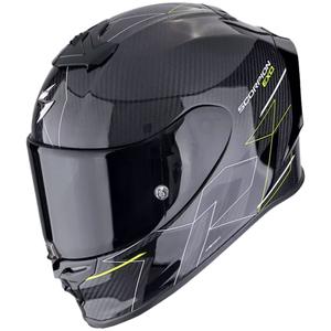 Integrální helma na motorku Scorpion EXO-R1 EVO CARBON AIR CYNERGY černo-fluo žlutá