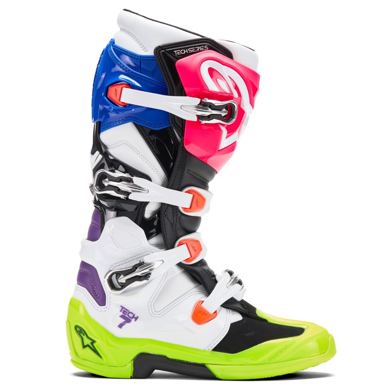 Motokrosové boty Alpinestars TECH 7 limitovaná edice Hay multicolor